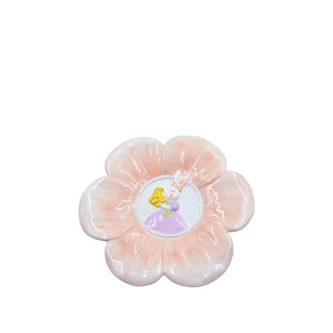 PIATTO FIORE CERAMICA - CM.25